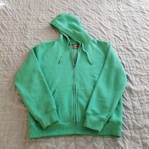 Green Zip Up Hoodie